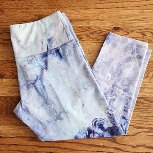 Watercolor Capri Leggings